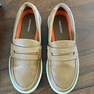 Kids brown Nordstrom loafers